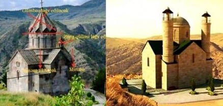 Ադրբեջանը օկուպացված Բերձորի Սուրբ Հարություն եկեղեցին մզկիթի է վերածում