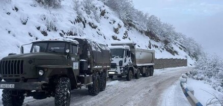 Սաստիկ բքի պատճառով Նորավանի խաչմերուկից մինչև Գորիս և Շինուհայրից դեպի Մ-9 հատվածները փակ են