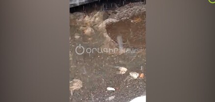 Նոր Նորքում կոյուղին տրաքել է, կեղտաջուրը՝ հասել թաղապետարան