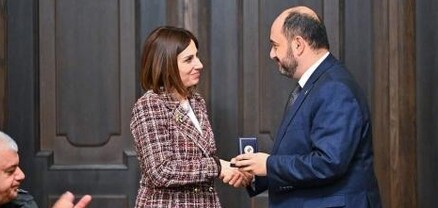 Անահիտ Ավանեսյանը պարգևատրվել է Ոսկե մեդալով
