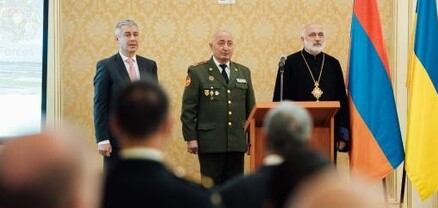 Կիևում անցկացվել է ՀՀ Զինված ուժերի կազմավորման 32-րդ տարեդարձին նվիրված պաշտոնական ընդունելություն