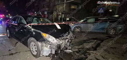 Երևանում բախվել են Honda-ն ու Hyundai-ը․ կան վիրավորներ․ shamshyan.com