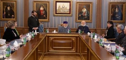 Կաթողիկոսն ընդունել է «Հայկական գրադարանային ասոցիացիայի» անդամներին