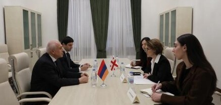 ՀՀ դեսպան Աշոտ Սմբատյանը հանդիպել է Վրաստանի խորհրդարանի մշակույթի հանձնաժողովի ղեկավար Էլիսո Բոլքվաձեի հետ