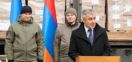 Ուկրաինայի զինվորական կլինիկական հոսպիտալին է փոխանցվել ՀՀ կառավարության՝ 10 տոննա օգնությունը
