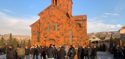 Ներքին Հանդում զոհված ազատամարտիկ Հրաչյա Հովհաննիսյանի հոգեհանգիստը. ՈւՂԻՂ