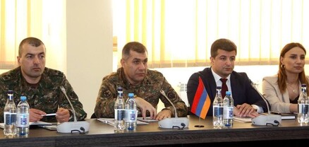 Գնդապետ Արթուր Երոյանը ռազմական ակադեմիայում ընդունել է Կրիստին Օլսոնին