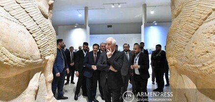 ՀՀ նախագահն այցելել է Իրաքի ազգային թանգարան