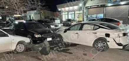 Արարատի մարզում բախվել են Mercedes, Nissan, Volkswagen և IZH 21-17-220 մակնիշի ավտոմեքենաները․ shamshyan com