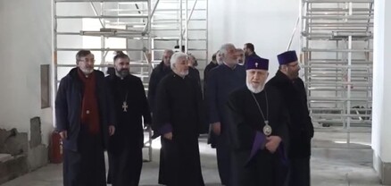 Գերագույն հոգևոր խորհրդի անդամները ծանոթացել են Մայր տաճարի հիմնանորոգման աշխատանքներին