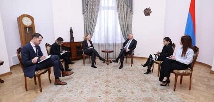 Մհեր Գրիգորյանն ընդունել է Հայաստանում ԱՄՆ արտակարգ և լիազոր դեսպան Քրիստինա Քվինին