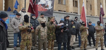 Պատրաստվեք քաղաքացիական պատերազմի. վրացի ցուցարարների բողոքի ակցիան