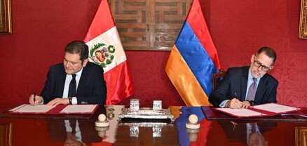 Հայաստանի և Պերուի փոխարտգործնախարարները ստորագրել են փոխըմբռնման հուշագիր