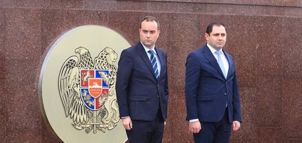 Պապիկյանը հանդիսավոր արարողությամբ դիմավորում է Ֆրանսիայի պաշտպանության նախարարին