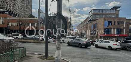 Առավոտյան խցանումը՝ Ազատության պողոտայի երկայնքով