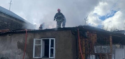 Վանաձորում տան տանիք է այրվել