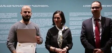 Ժաննա Անդրեասյանը պարգևատրել է «Սալոմե»-ն վերականգնող վարպետներին
