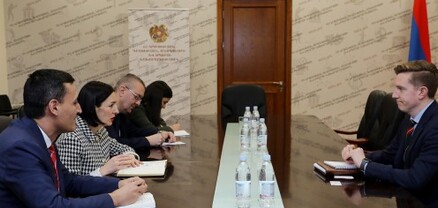 Ժաննա Անդրեասյանն ընդունել է Ժողովրդավարության ազգային հիմնադրամի պատասխանատու Յան Մըքջինիթիին