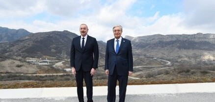 Ալիևն ու Տոկաևը օկուպացված Շուշիում են