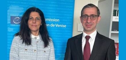Կարեն Կարապետյանը Ստրասբուրգ կատարած այցի շրջանակում հանդիպել է Սիմոնա Գրանատա-Մենգինիի հետ