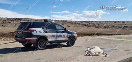 «Հյուսիս-հարավ» ճանապարհին Mercedes Viano-ն վրաերթի է ենթարկել շինարարին, որը մահացել է. shamshyan.com