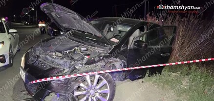 Շահումյան գյուղի սկզբնամասում բախվել են «Mazda»-ն ու «Volkswagen»-ը. կան վիրավորներ. shamshyan.com