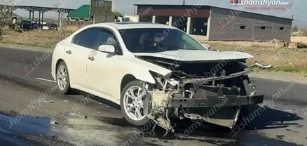 Արագածոտնի մարզում բախվել են «Chrysler»-ն ու «Nissan»-ը. կա 5 վիրավոր. shamshyan.com