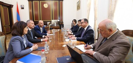 Տիգրան Խաչատրյանն ընդունել է «Վեոլիա» ընկերության փոխնախագահին