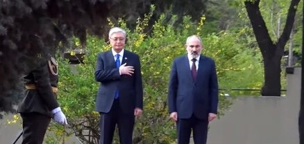 Տոկաևը ՀՀ նախագահական նստավայրում է. կայացել է դիմավորման պաշտոնական արարողությունը