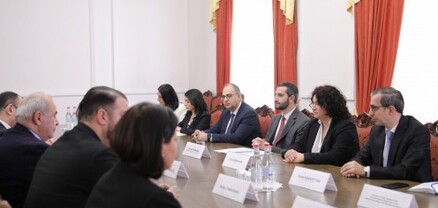 Ռուբինյանն ընդունել է Վրաստանի արդարադատության նախարարի գլխավորած պատվիրակությանը