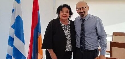 Հունաստանում ՀՀ դեսպանը պատգամավորի հետ քննարկել է Հայաստանի և Հունաստանի միջև համագործակցության բարձր մակարդակը