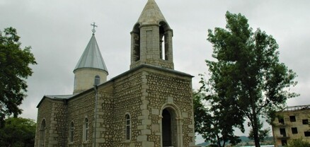 Ադրբեջանցի վանդալները քանդել են օկուպացված Շուշիի «Կանաչ ժամ» եկեղեցին