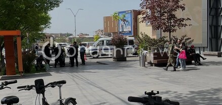 Կարմիր բերետավորներն ուժեղացված ծառայություն են իրականացնում «Երևան մոլ»-ի մոտ