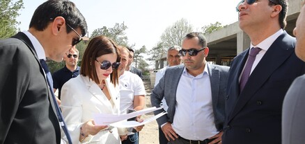 Անահիտ Ավանեսյանը շրջայց է կատարել Աշտարակի և Թալինի բժշկական կենտրոնների շինհրապարակներում
