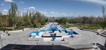 Հայրենական պատերազմի հաղթանակի 40-ամյակին նվիրված զբոսայգին բարեկարգվել է