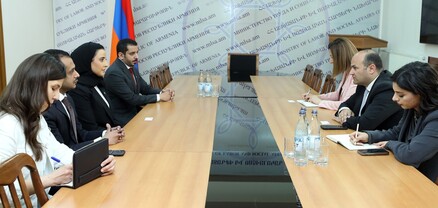 Նարեկ Մկրտչյանն ընդունել է Կատարի սոցիալական և ընտանեկան հարցերի նախարարի տեղակալին
