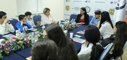 ՄԻՊ-ը երեխաների իրավունքների պաշտպանության հարցերը քննարկել է աշակերտների հետ
