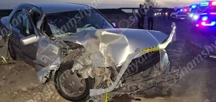 Կոտայքի մարզում բախվել են Mercedes-ն ու «Կամազ»-ը. 3 հոգի տեղափոխվել են հիվանդանոց. shamshyan.com