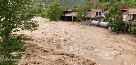 Ալավերդին ջրի մեջ է. Դեբեդ գետի վարարած ջրերը քանդել են ճանապարհները, քշել, տարել ամեն բան