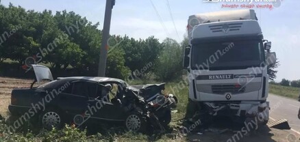 Արարատի մարզում բախվել են «Mercedes»-ն ու իրանական բեռնատարը. կան վիրավորներ. shamshyan.com