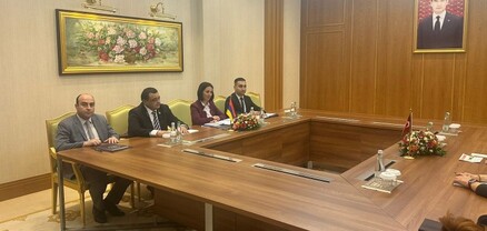 ՀՀ ԿԳՄՍ նախարարն Աշխաբադում հանդիպել է Թուրքիայի մշակույթի և զբոսաշրջության նախարարին