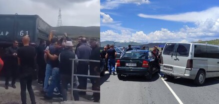 Ցուցարարները փակել են Հայաստան-Իրան միջպետական ճանապարհը