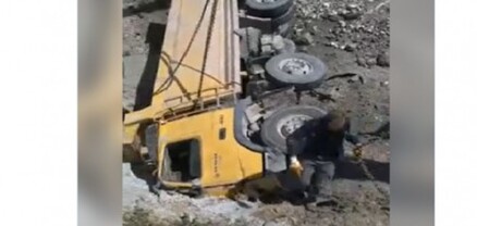 Օկուպացված Քարվաճառում բեռնատար է շրջվել