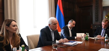 Վահագն Խաչատուրյանը հանդիպում է ունեցել Ամերիկայի հայկական համագումարի ներկայացուցիչների հետ