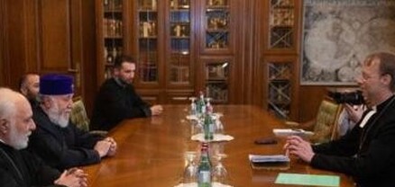 Ամենայն Հայոց Կաթողիկոսն ընդունեց Շվեդիայի Եկեղեցու Վեստերիսի եպիսկոպոսին