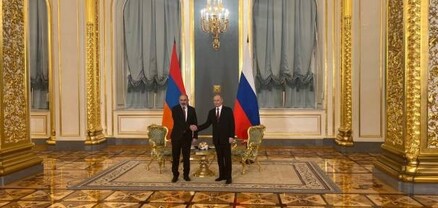 Փաշինյանն ու Պուտինը Մոսկվայում քննարկում են տարածաշրջանային անվտանգության հարցեր