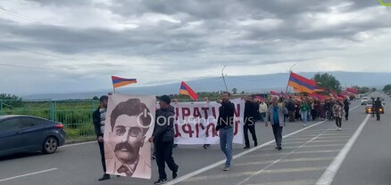 «Սասնա ծռեր»-ը երթով եկավ Սարդարապատի հուշահամալիր