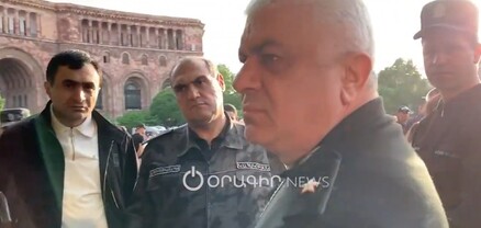 Բավարարվեք դրանով․ ՆԳՆ ոստիկանության պետը հրաժարվեց մեկնաբանել երեկվա սադրանքի միջադեպը