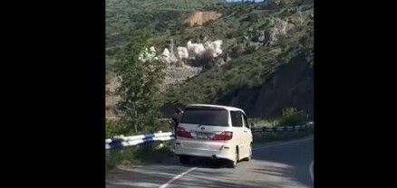Քաջարան-Ագարակ հատվածում պայթեցումների միջոցով բացվում են թունելի մուտքերը