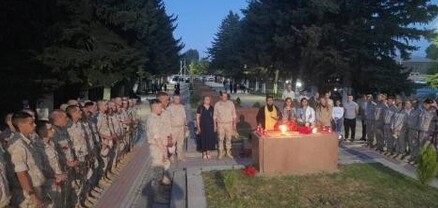 Գյումրիում սգո արարողություն է տեղի ունեցել՝ ի հիշատակ այսօր Սևաստոպոլում զոհվածների